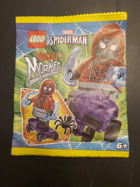 LEGO Marvel Miles Morales On Skateboard  Paper Bag 682303 (SEALED)