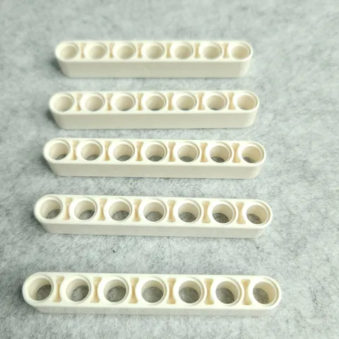 LEGO 32524 Technic Liftarm Thick 1 x 7 White x5 Genuine