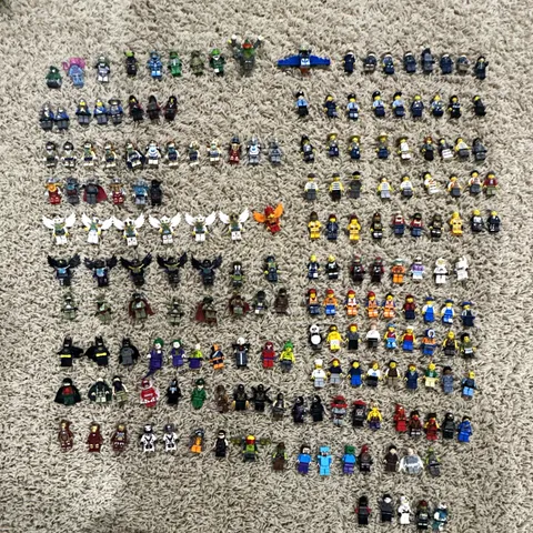 LEGO Minifigure Lot Mixed Assortment of Minifigures Plastic Ages 4+