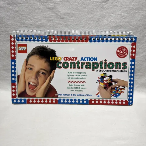 Klutz Lego Crazy Action Contraptions Book and Technic Pieces 1998 Incomplete