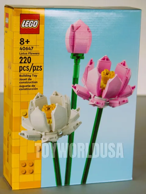 Lego #40647 Lotus Flowers Building Toy Set