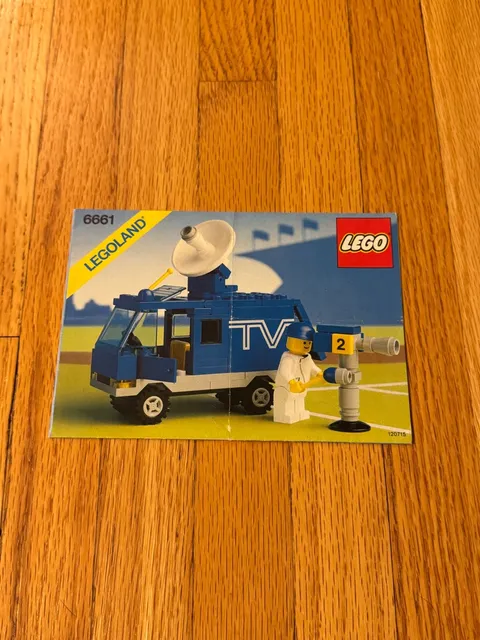 Lego Town Mobile TV Studio (6661) Instruction Booklet Only