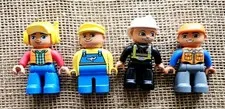 4 Lego Duplo Lego Ville Workers Fireman, Airport, Construction