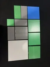 11 Lego Baseplates.  Variety Pack from 48x48 to 16x16