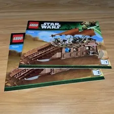 New Lego Star Wars Jabba’s Sail Barge Set 75020 Instructions ONLY