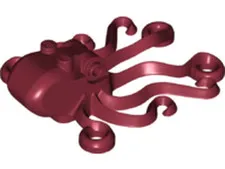 LEGO Dark Red Octopus 6086 Used Genuine