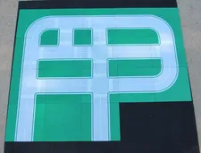 Authentic LEGO Lot of 18 Road Base Plates 32x32 Stud 10x10" Green Gray Clean Exc