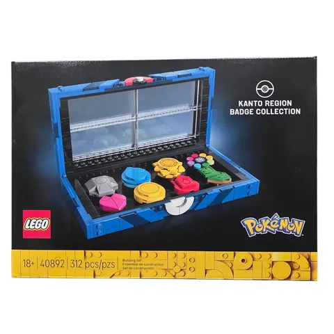 LEGO Pokémon Kanto Region Badge Collection (40892) - 312 Pieces - Building Set