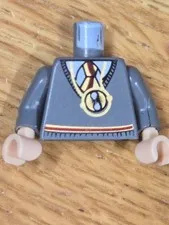 LEGO - Minifig, Torso Harry Potter Sweater & Tie Gryffindor Colors w/ Pendant