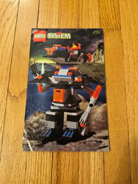 Lego Space Robo Raider (2151) Instruction Booklet Only
