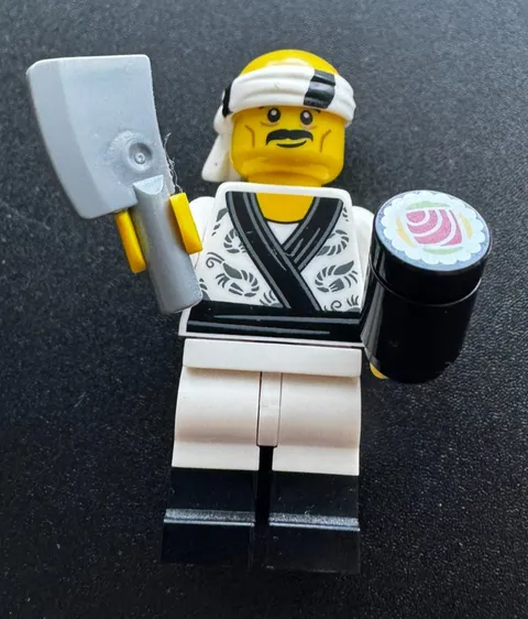 LEGO Ninjago Movie Sushi Chef Minifigure Retired Collectible