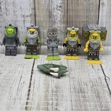 Lego Atlantis Minifigures Lot Of 5 - Divers Shark Warrior Barracuda
