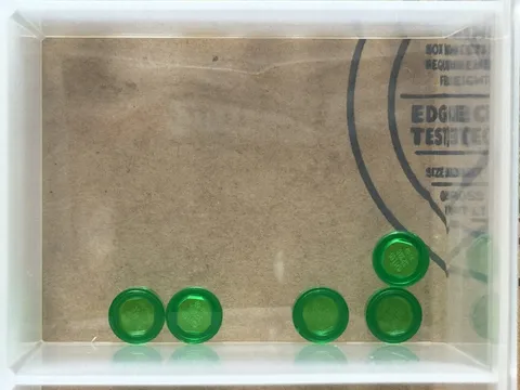 LEGO Parts - Trans-Green Tile, Round 1 x 1 - No 98138 - QTY 5