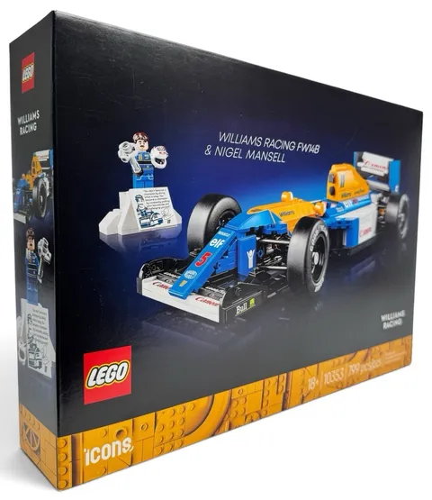 LEGO Icons Williams Racing Formula 1 Team FW14B & Nigel Mansell - 10353 - 799pcs