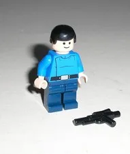 2007 LEGO Star Wars REPUBLIC CAPTAIN Minifigure from set: 7665 Republic Cruiser
