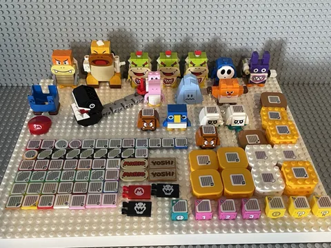 LEGO. Super Mario. Misc Minifigures, Parts, and Pieces. Used.