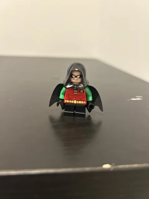 LEGO Custom Printed Robin Minifigure Batman superhero Black Hood