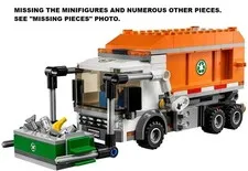 LEGO 60118 Garbage Truck City Town Refuse NEAR MINT