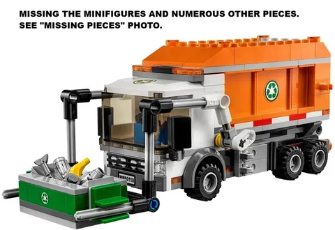 LEGO 60118 Garbage Truck City Town Refuse NEAR MINT
