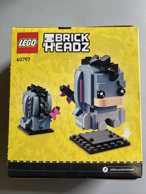 LEGO 40797 BRRICKHEADZ WALT DISNEY.!! It’s EEYORE! . Brand New, Packed W Care