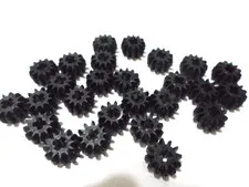 LEGO Black Technic 25x  Gear 12 tooth Double Bevel PART 32270