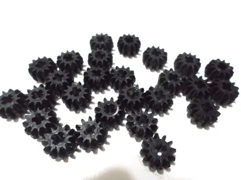 LEGO Black Technic 25x  Gear 12 tooth Double Bevel PART 32270