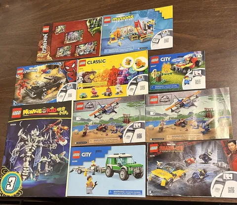 LEGO Mixed Lot of 17 Instruction Manual's ONLY - Monkie Kid, Ninjago, Etc.