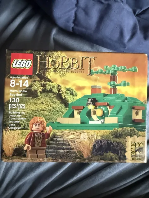 Lego The Hobbit MICRO SCALE BAG END Set w Bilbo Baggins SDCC 2013 Comic-Con