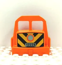 Lego Duplo Item Electric Train Face orange/yellow/black
