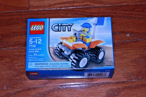 Lego City 7736 Coast Guard Quad Bike - Brand New, Sealed!