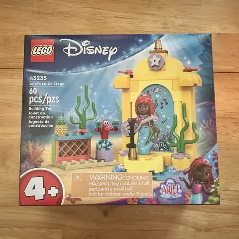 LEGO Disney Ariel's Music Stage 43235 Complete Set 60pcs 4+ Box
