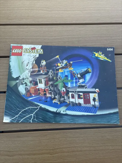 Vintage 1996 LEGO Time Cruisers Mystic Mountain Time Lab 6494 Instructions Only