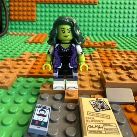 She-Hulk Minifigure LEGO (71039) Marvel Studios Series 2 CMF