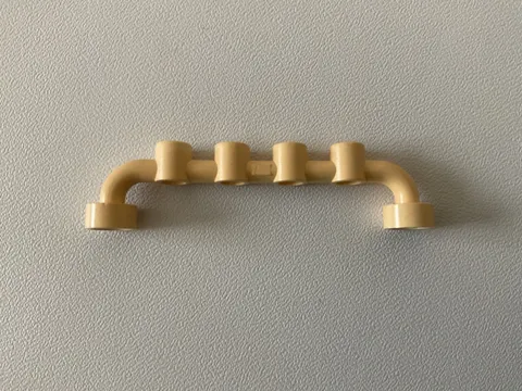 Vintage Lego 1 X 6 Fence - Part #6140 - Light Brown