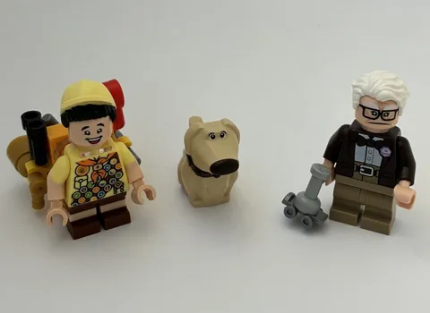 LEGO Disney Pixar Carl Frederickson + Russel + Doug From set 43217 Near mint