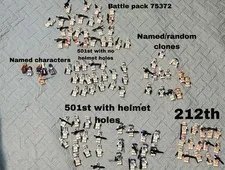Massive LEGO Star Wars Clone Trooper Minifigure Lot 