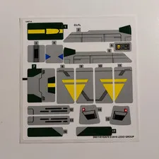 LEGO Star Wars Sticker Sheet For Tie Advanced/A-Wing Set# 75150 NEW!!!