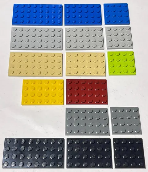 LEGO® Plate 3031 (4 x 4) 3032 (4 x 6) 3035 (4 x 8) (Choose Option)
