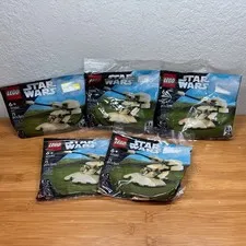 Lot Of 5- Lego 30680 Star Wars 25th Anniversary AAT MINI SET 75 pcs Polybag