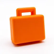 LEGO DUPLO Suitcase Luggage Briefcase Neutral No Logo Orange 20302