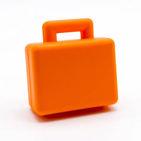 LEGO DUPLO Suitcase Luggage Briefcase Neutral No Logo Orange 20302