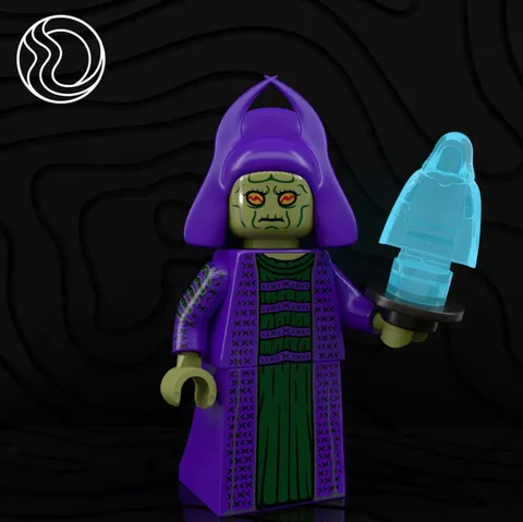 Lego Star Wars - OBT Bricks - Trade Tactician purple alt Minifigure