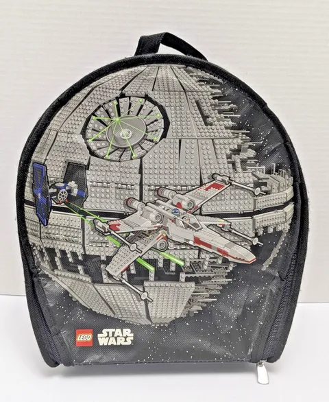 Used 2012 Lego Star Wars Carrying Case Playset Death Star X-Wing