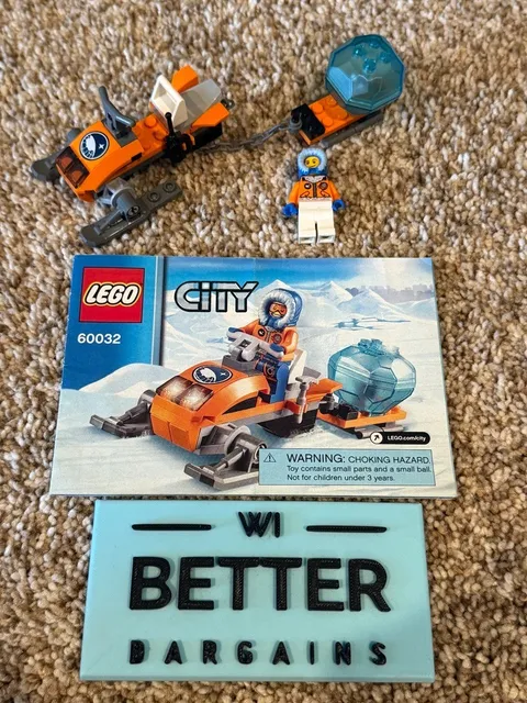 LEGO CITY: Arctic Snowmobile (60032) W/Instructions