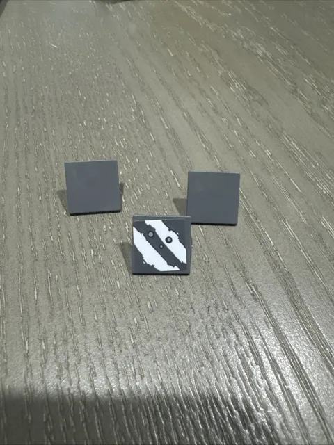 LEGO Roadsign Clip-on 2 x 2 Square with 'U' Clip (30258) 3 Pieces