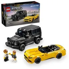 LEGO Speed Champions Mercedes-AMG G 63 & SL 63 Building Toys - Multicolor