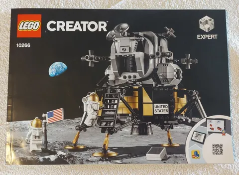 LEGO Instruction Manual NASA Apollo II  Lunar Lander #10266 Creator Expert