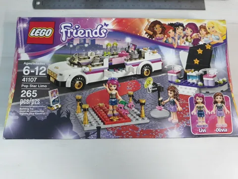 LEGO FRIENDS: Pop Star Limousine (41107) Retired Red Carpet Livi Olivia