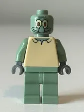 Lego Squidward Minifigure SpongeBob SquarePants bob003 - 3825 3827 Retired