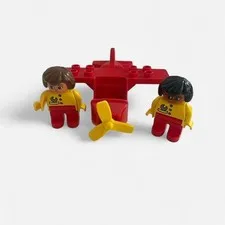 3 Piece Vintage DUPLO airplane set